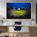Truist Park Night Game Canvas Art - Atlanta Braves Stadium