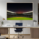 Yankee Stadium Night Game Triple Canvas, Yankee Stadium