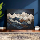 Mountain Wall Art – Modern Abstract Landscape Canvas Print