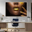 African American Art Black Woman Canvas Print, African Wall