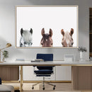 Horse Wall Art - Minimalist Horse Triptych Wall Art – Modern by MyGreatCanvas | Canvas Wall Art Prints | Photo Prints & Wall Decor