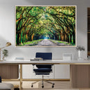 Serene Tree Tunnel Wall Art Canvas Print – Pathway Under by MyGreatCanvas | Canvas Wall Art Prints | Photo Prints & Wall Decor