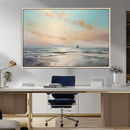 Abstract Ocean Wall Art - Boat Wall Art Canvas Print by MyGreatCanvas | Canvas Wall Art Prints | Photo Prints & Wall Decor