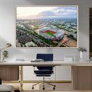 Old Trafford Manchester United Stadium Wall Art Canvas Print