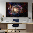 Nebula and Galaxies in Space Wall Art Canvas Print, Spiral