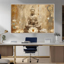 Buddha Wall Art Canvas Print, Buddha Meditation Room Decor,