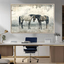 Chines Style Majestic Horses Wall Art | Ready to Hang and