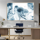 Abstract Jellyfish Canvas Print Wall Art