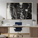 Winter Horse Snow Wall Art Canvas Print