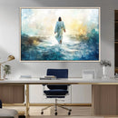 Watercolor Jesus Walking on Water Canvas Print, Christian by MyGreatCanvas | Canvas Wall Art Prints | Photo Prints & Wall Decor