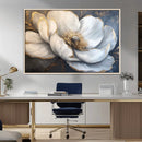 White Magnolia Flower Wall Art Canvas Print | Abstract by MyGreatCanvas | Canvas Wall Art Prints | Photo Prints & Wall Decor