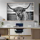 Scottish Highland Cow Canvas Wall Art Farmhouse Decor, by MyGreatCanvas | Canvas Wall Art Prints | Photo Prints & Wall Decor