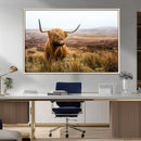 Scottish Highland Cow Wall Art Canvas Print | Ready to Hang by MyGreatCanvas | Canvas Wall Art Prints | Photo Prints & Wall Decor