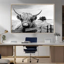 Scottish Highland Cow Wall Art | Rustic Farmhouse Décor |