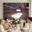 Barton Malow Little Caesars Arena Detroit Wall Art Canvas