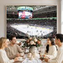 Sharks Arena Blackhawks Sharks Ice Hockey Stadium Wall Art