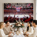 Carolina Hurricanes Ice Hockey Stadium Wall Art, Carolina