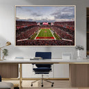 Florida Tampa Raymond James Stadium Wall Art Canvas Print -