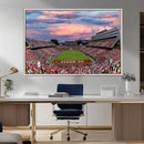 Carter-Finley Stadium Art Sunset Game Triple Canvas Wall Art