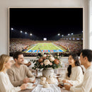 SMU Mustangs Football Team Print - Dallas Gerald J. Ford