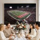 Houston Cougars Football Team Print - Houston TDECU Stadium