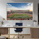 Framed Houston Cougars Football Team Print - Houston TDECU by MyGreatCanvas | Canvas Wall Art Prints | Photo Prints & Wall Decor