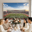 Framed Houston Cougars Football Team Print - Houston TDECU