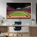 Wisconsin Badgers Football Team Print Canvas- Madison Camp