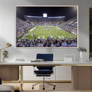 Brigham Young University Cougars Football Print Canvas - by MyGreatCanvas | Canvas Wall Art Prints | Photo Prints & Wall Decor
