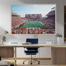 Framed Texas Memorial Stadium Canvas, University of Texas