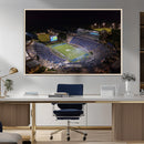 Duke University Blue Devils Football Print Canvas - Durham