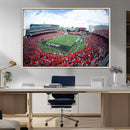 Cincinnati Bearcats Football Team Print - Nippert Stadium Wall Art Canvas Print