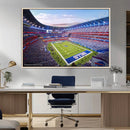 Buffalo Bills Football Team Print Canvas - Buffalo Highmark by MyGreatCanvas | Canvas Wall Art Prints | Photo Prints & Wall Decor