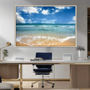 Sea View From the Beach Canvas Print