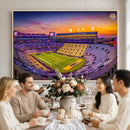 The Louisiana State University Tigers Football Team Print -