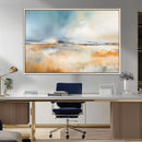 Abstract Landscape Wall Art Canvas Print - Warm Tones of