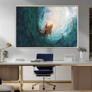 Powerful Jesus Canvas Print - Hand of Salvation,