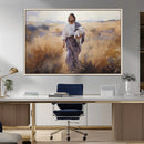 Jesus the Good Shepherd Wall Art Canvas Print - Lost Lamb