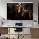 Abstract Black Horse Canvas Print for Farmhouse Wall Art | by MyGreatCanvas | Canvas Wall Art Prints | Photo Prints & Wall Decor