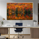 Fall Foliage Wall Art - Autumn Reflection Canvas Print, by MyGreatCanvas | Canvas Wall Art Prints | Photo Prints & Wall Decor