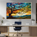 Mosaic Tree Wall Art | Ready to Hang Stained Glass Style