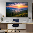 Majestic Mountain Sunrise Print | Landscape Wall Art | by MyGreatCanvas | Canvas Wall Art Prints | Photo Prints & Wall Decor
