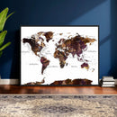 World Map Canvas Print – Detailed Map of the World Wall Art by MyGreatCanvas | Canvas Wall Art Prints | Photo Prints & Wall Decor