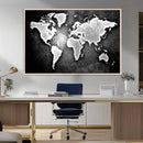World Map Wall Art Canvas Print – Framed Wall Art for by MyGreatCanvas | Canvas Wall Art Prints | Photo Prints & Wall Decor