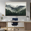 Misty Forest Canvas Print Wall Art Premium Canvas Print a
