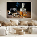 Bourbon Whiskey Wall Art Canvas Print, Vintage Bottle and by MyGreatCanvas | Canvas Wall Art Prints | Photo Prints & Wall Decor