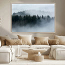 Autumn and Misty Trees in the Forest Wall Art Canvas Print, by MyGreatCanvas | Canvas Wall Art Prints | Photo Prints & Wall Decor
