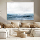 Blue Ocean Abstract Artwork Wall Art Canvas Print