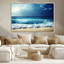 Majestic Ocean Wave Wall Art Canvas | 3 Panel Large Seascape by MyGreatCanvas | Canvas Wall Art Prints | Photo Prints & Wall Decor