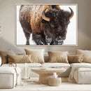 Bison Wall Art Canvas Print For Farmhouse, Wild Animal Wall by MyGreatCanvas | Canvas Wall Art Prints | Photo Prints & Wall Decor